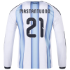 Franco Mastantuono Argentina 26/27 Long Sleeve Home Jersey