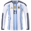 Franco Mastantuono Argentina 26/27 Long Sleeve Home Jersey
