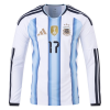 Giuliano Simeone Argentina 2026/27 Adidas Long Sleeve Authentic Home Jersey