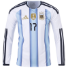 Giuliano Simeone Argentina 26/27 Long Sleeve Home Jersey Giuliano Simeone Argentina 26/27 Long Sleeve Home Jersey