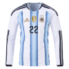 Lautaro Martínez Argentina 2026/27 Adidas Long Sleeve Authentic Home Jersey