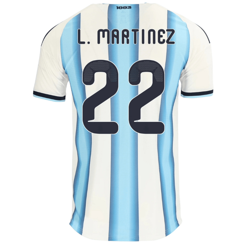 Lautaro Martínez Argentina 26/27 Authentic Home Jersey