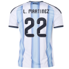 Lautaro Martínez Argentina 26/27 Home Jersey