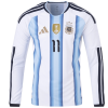 Ángel Di María Argentina 26/27 Long Sleeve Authentic Home Jersey Ángel Di María Argentina 26/27 Long Sleeve Authentic Home Jersey