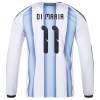 Ángel Di María Argentina 26/27 Long Sleeve Home Jersey Ángel Di María Argentina 26/27 Long Sleeve Home Jersey