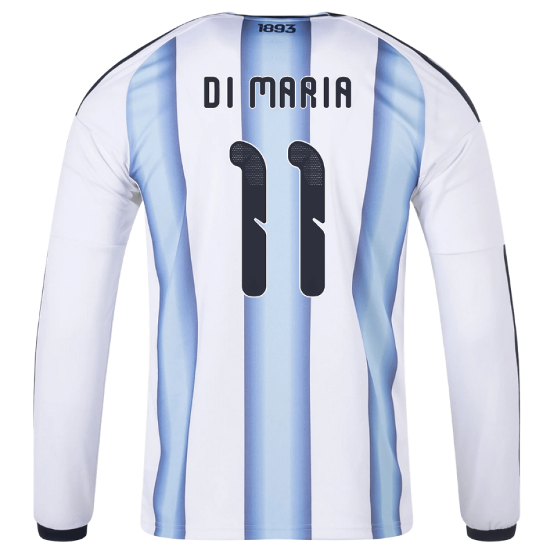 Ángel Di María Argentina 26/27 Long Sleeve Home Jersey Ángel Di María Argentina 26/27 Long Sleeve Home Jersey