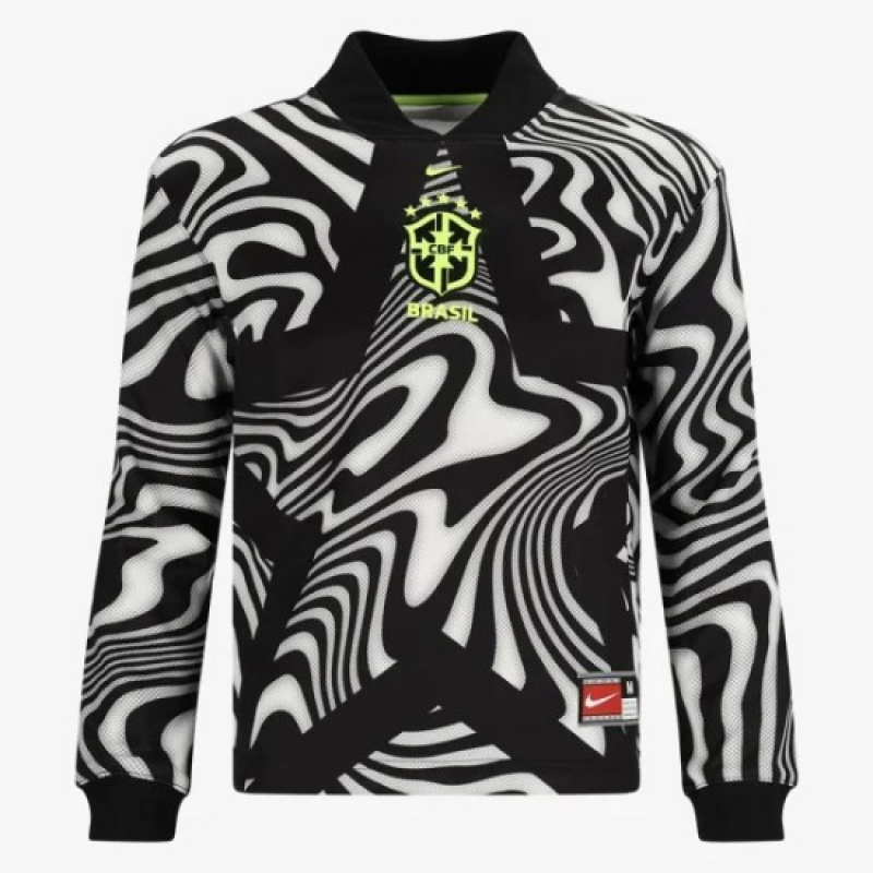 Brazil 2025/26 Nike Youth Long Sleeve Goalkeeper Jersey Brazil 2025/26 Nike Youth Long Sleeve Goalkeeper Jersey