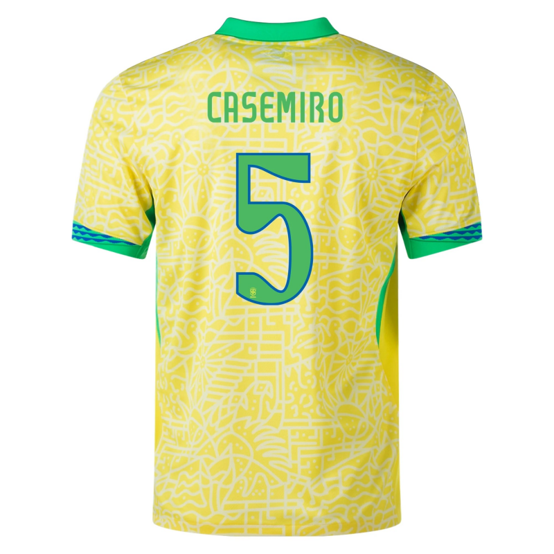 Casemiro – Brazil 24/25 Authentic Home Jersey Casemiro – Brazil 24/25 Authentic Home Jersey