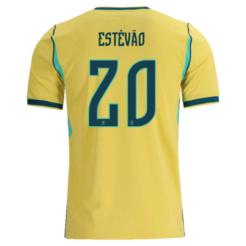 Estevao Brazil 2026/27 Nike Home Jersey Estevao Brazil 2026/27 Nike Home Jersey