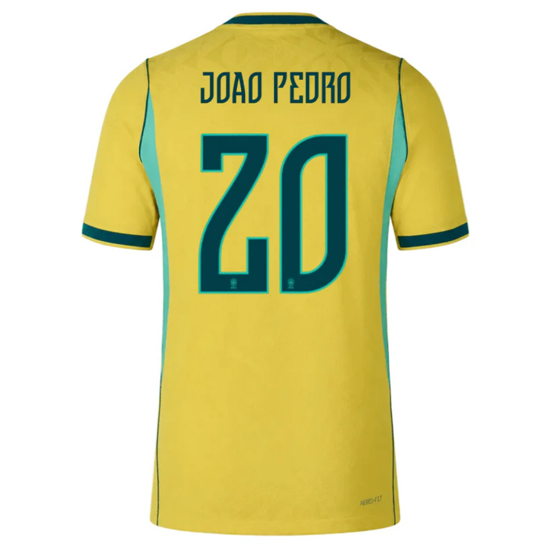 Joao Pedro Brazil 2026/27 Nike Authentic Home Jersey