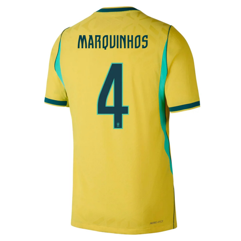 Marquinhos Brazil 2026/27 Nike Authentic Home Jersey