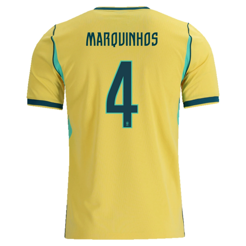 Marquinhos Brazil 2026/27 Nike Home Jersey