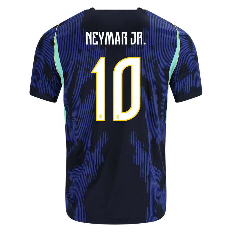 Neymar Jr Brazil 2026/27 Nike Youth Authentic Away Jersey Neymar Jr Brazil 2026/27 Nike Youth Authentic Away Jersey