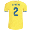 Daniel Muñoz Colombia 26/27 Authentic Home Jersey