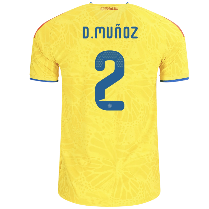 Daniel Muñoz Colombia 26/27 Authentic Home Jersey