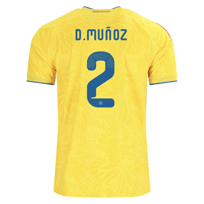 Daniel Muñoz Colombia 26/27 Home Jersey Daniel Muñoz Colombia 26/27 Home Jersey