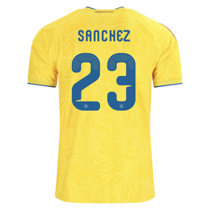 Davinson Sánchez Colombia 26/27 Home Jersey Davinson Sánchez Colombia 26/27 Home Jersey