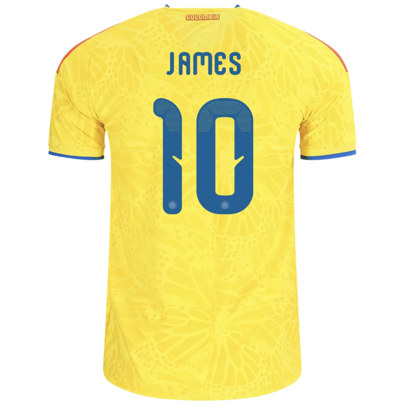 James Rodríguez Colombia 26/27 Authentic Home Jersey James Rodríguez Colombia 26/27 Authentic Home Jersey