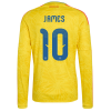 James Rodríguez Colombia 26/27 Long Sleeve Home Jersey James Rodríguez Colombia 26/27 Long Sleeve Home Jersey