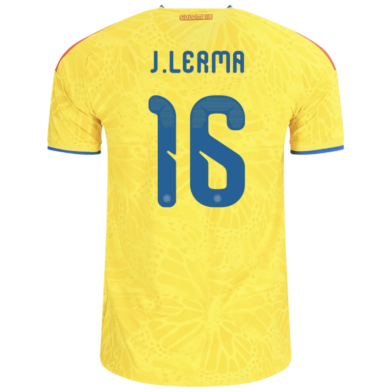 Jefferson Lerma Colombia 26/27 Authentic Home Jersey Jefferson Lerma Colombia 26/27 Authentic Home Jersey