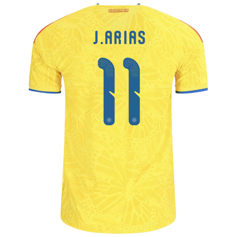 Jhon Arias Colombia 26/27 Authentic Home Jersey