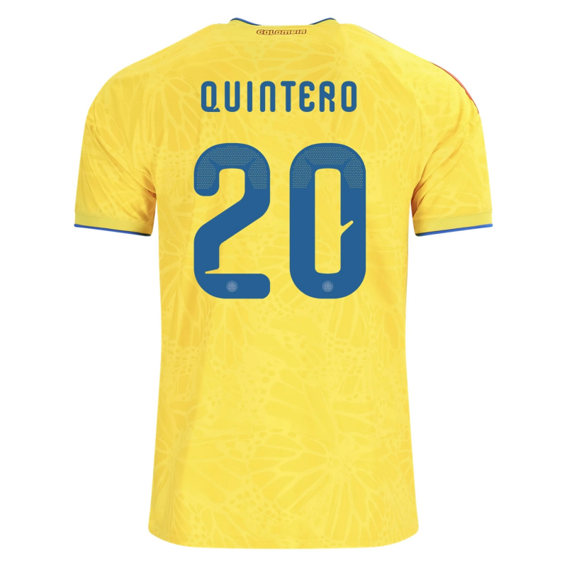 Juan Fernando Quintero Colombia 26/27 Home Jersey