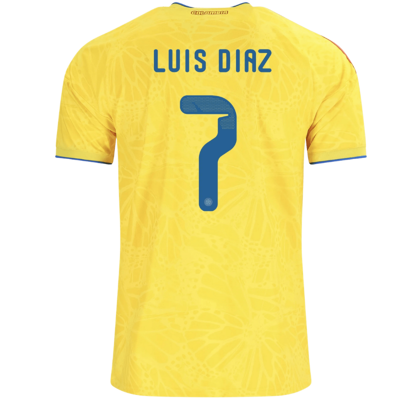 Luis Díaz Colombia 26/27 Home Jersey Luis Díaz Colombia 26/27 Home Jersey