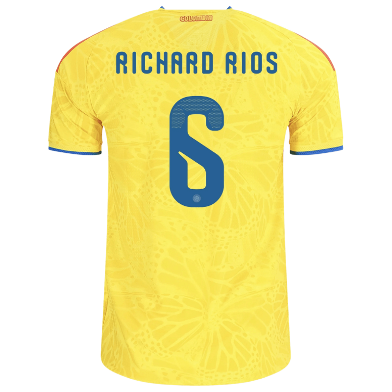 Richard Ríos Colombia 26/27 Authentic Home Jersey